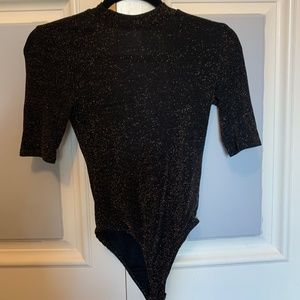 Sparkly Backless Bodysuit